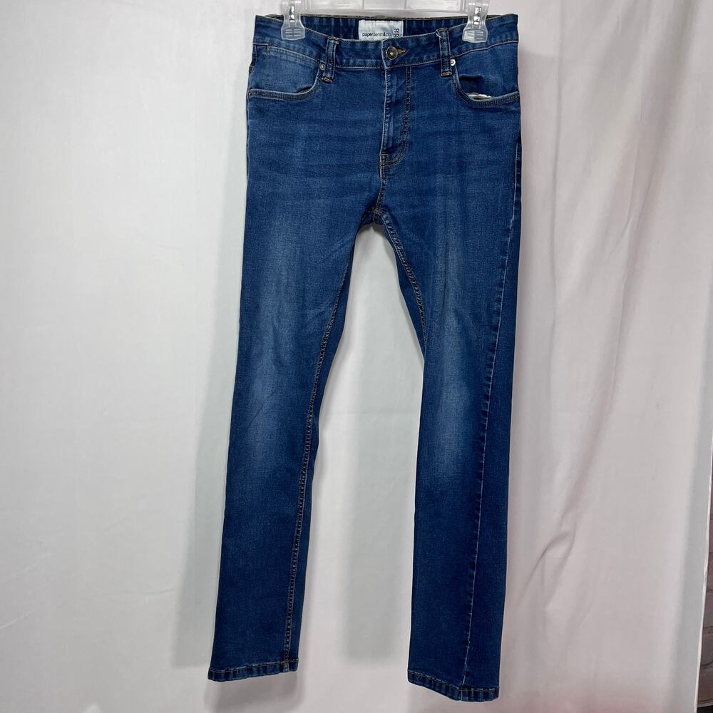 ⭐️Paper‎ Denim Men's Low Rise Skinny Denim Jeans 32x32( shortened to 30” )